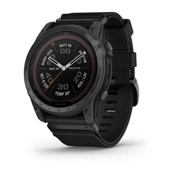 Garmin tactix 7, Pro Edition, Ruggedly Built Tactical GPS Watch with Solar Charging Capabilities and Nylon Band