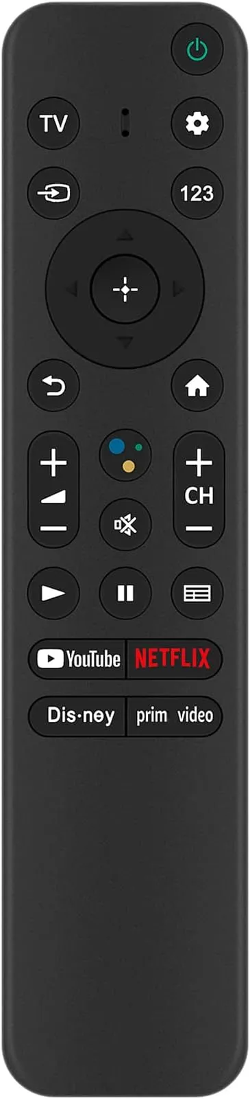 RMF-TX800U MG3-TX800U Replace Voice Remote Control with MIC Compatible for Sony BRAVIA TV KD-50X85K KD-75X85K KD-85X85K XR-65X90K KD-50X80K KD-55X80K XR-65A80K XR-55X90K XR-85X95K KD-55X85K KD-43X85K