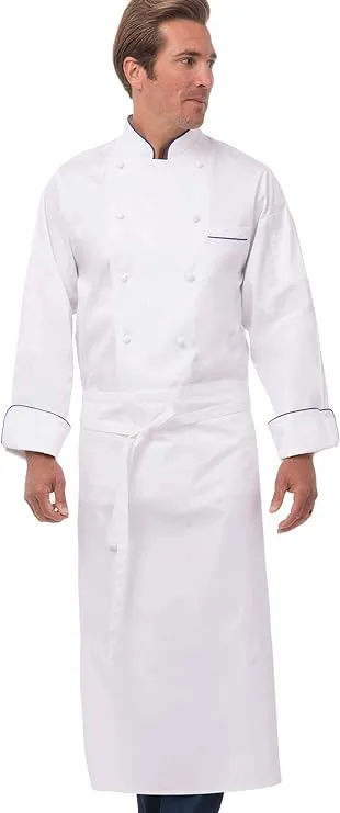 Chef Works Unisex Tapered Apron, White, One Size