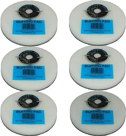 6 Pack Original JFJ Easy Pro Buffing Pads