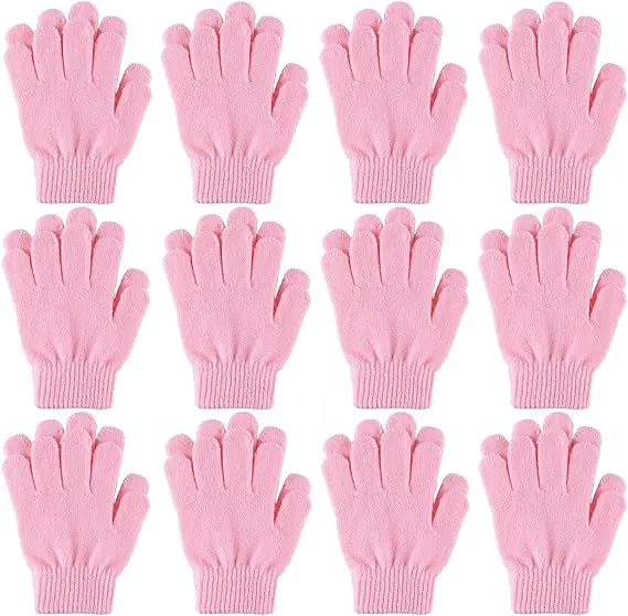 Cooraby 12 Pairs Kid's Winter Magic Gloves Children Stretchy Warm Magic Gloves Boys or Girls Knit Gloves