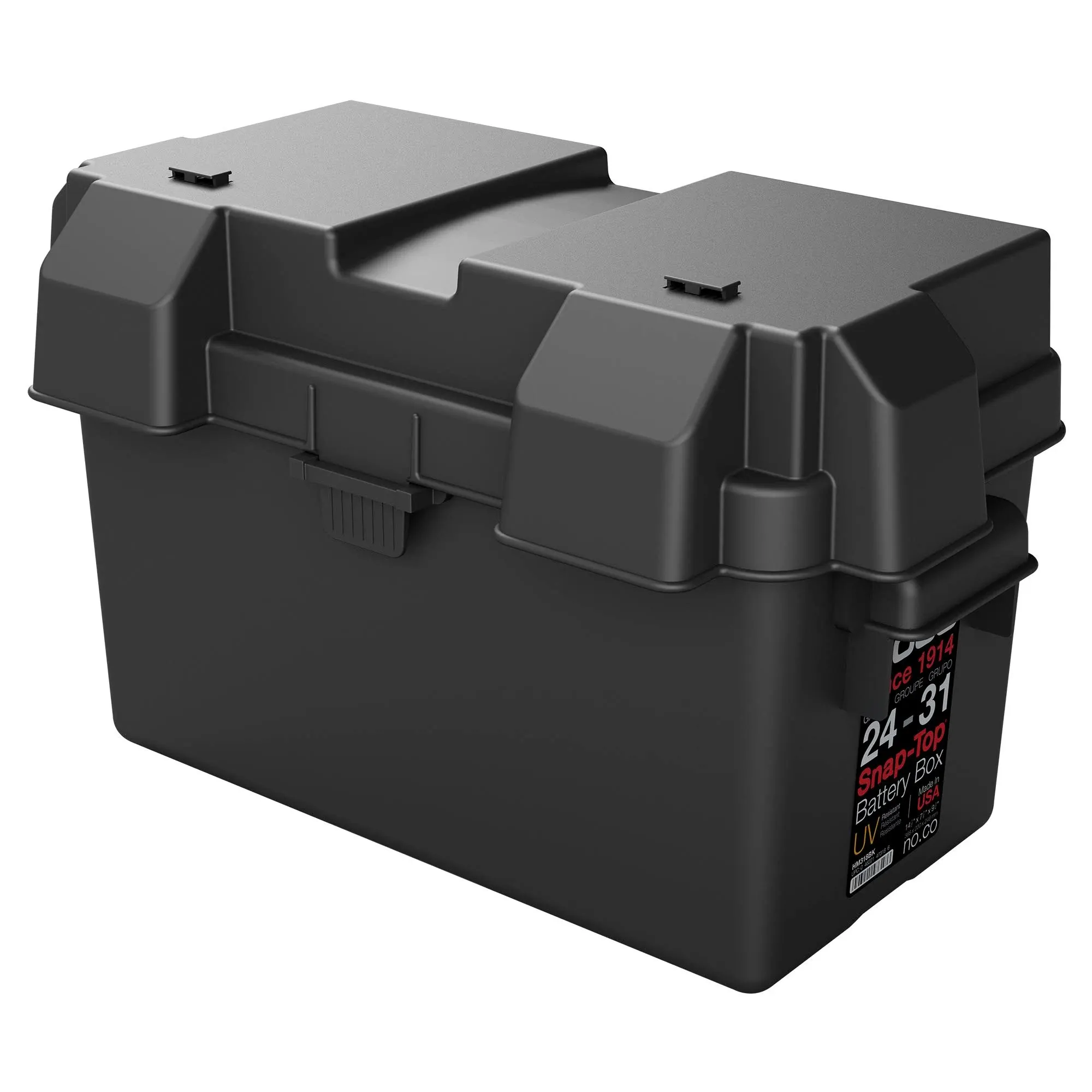 NOCO HM318BK Group 24-31 Snap-Top Battery Box