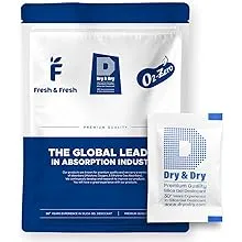  2 Gram X 200 PK &#034;Dry &amp; Dry&#034;Silica Gel Desiccant Packets(Reusab<wbr/>le)-FDA Compliant