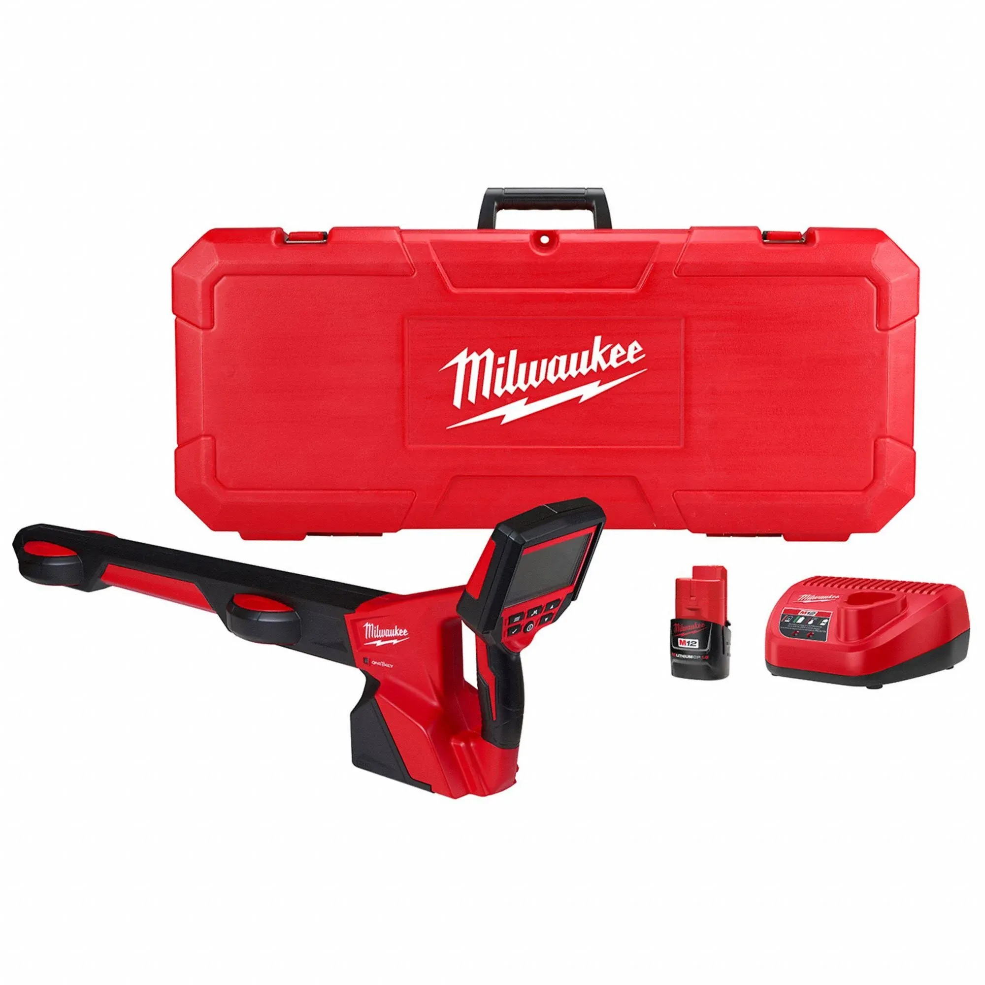 M12 ONE-KEY 12-Volt Lithium-Ion Wireless Hand-Held Pipeline Locator Kit with Battery and Charger