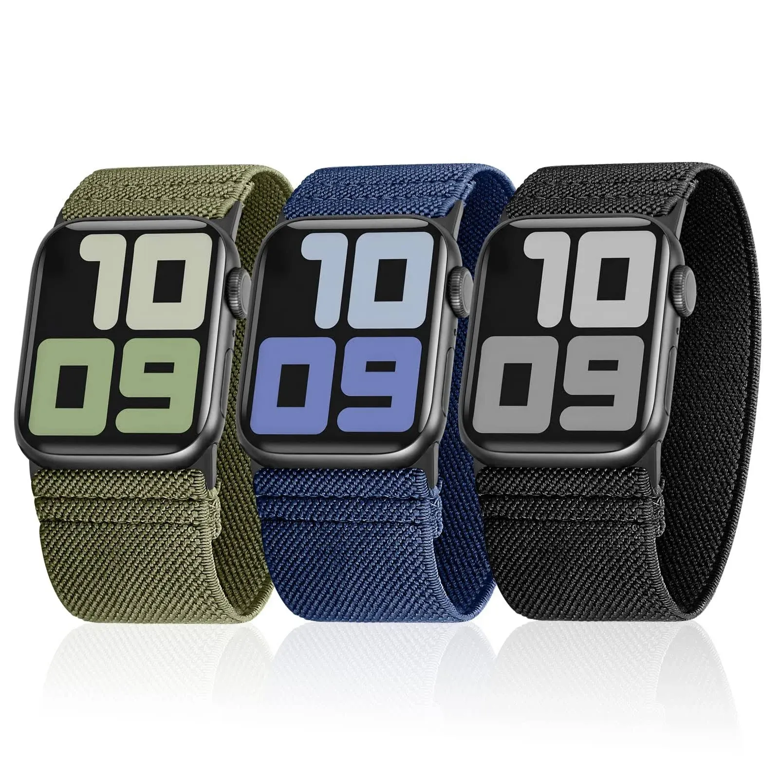 HPJK Ultra Wide Solo Loop Bands for Apple Watch