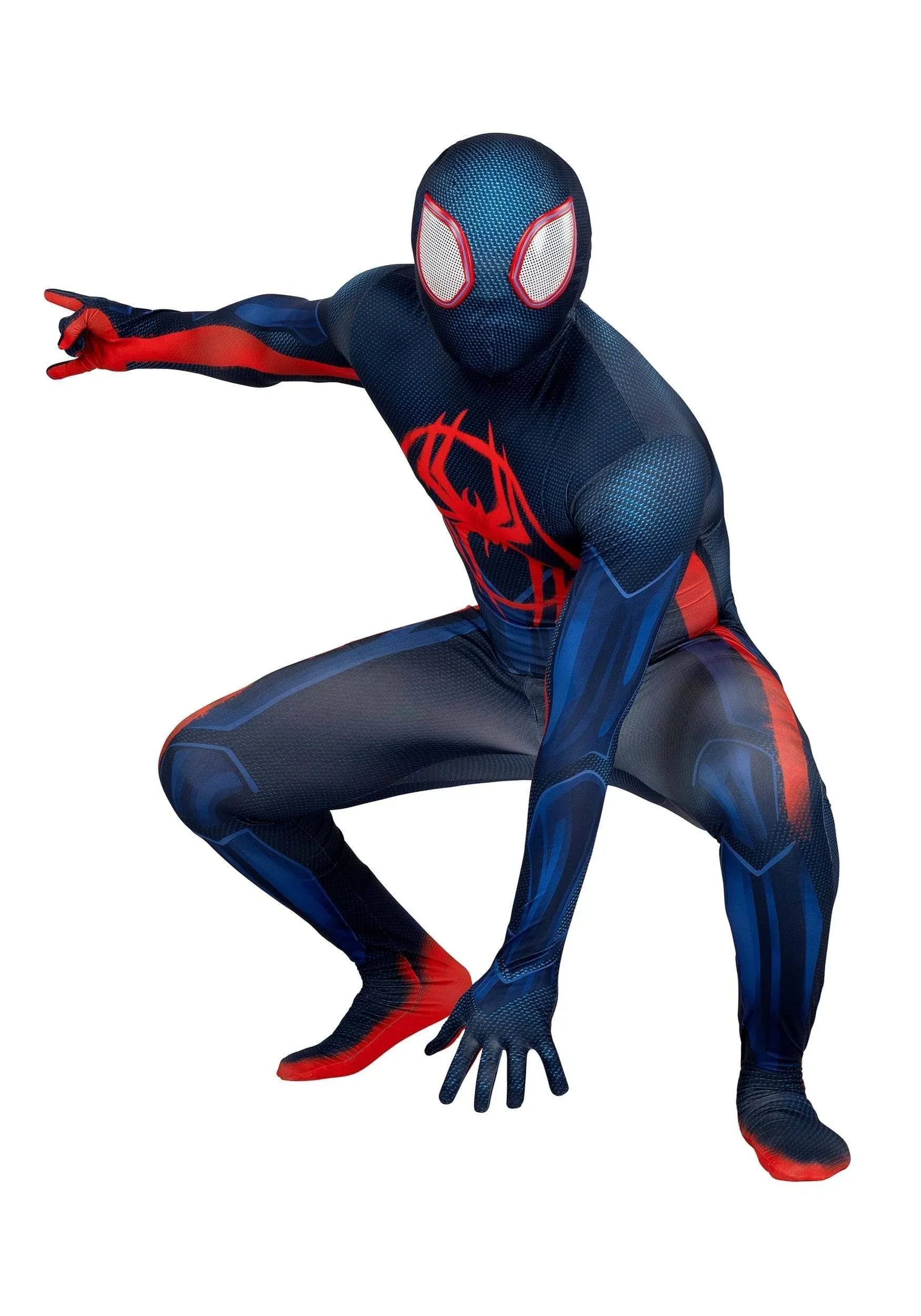 Spider-Verse 2 Adult Miles Morales Zentai Suit Costume