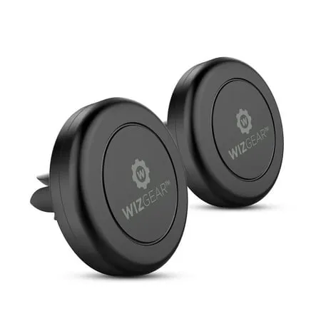 Magnetic Mount, Wixgear [2 Pack] Universal Air Vent Magnetic Car Mount Phone Holder, for Cell Phones and Mini Tablets with Fast Swift-Snap