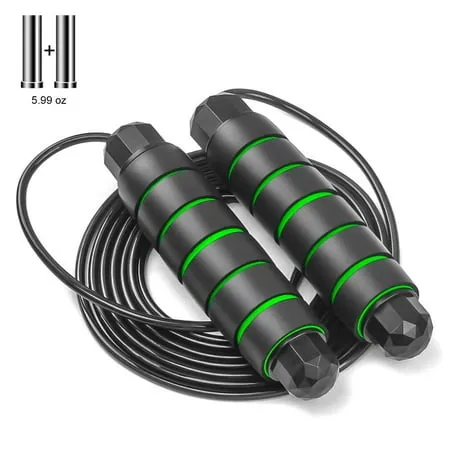 GoxRunx Jump Rope Skipping Rope for Fitness Workout Tangle-Free Speed Jumping Rope for Exercise Jump Ropes for Men Women and Kids