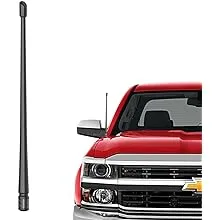 Rydonair Antenna Compatible with Chevy Silverado & GMC Sierra/Denali | 13 Inches Flexible Rubber Antenna Replacement | Designed