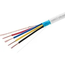 Cables Direct Online, Bulk 18/4 Shielded Stranded Conductor Alarm Control Low Voltage Cable 500ft Fire/Security Burglar Station Wire Security (Shielded (FTP), 18/4, Stranded, 500ft)Cables Direct Online, Bulk 18/4 Shielded Stranded Con…