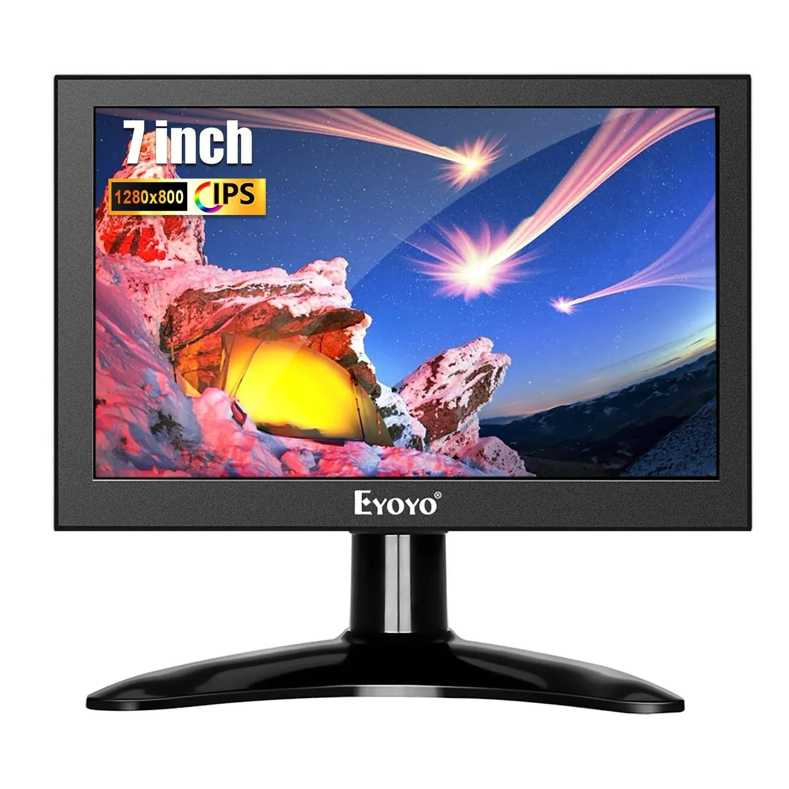 Eyoyo 7 inch Small HDMI LCD Monitor Portable IPS Screen 1280X800 16:10 Support ...