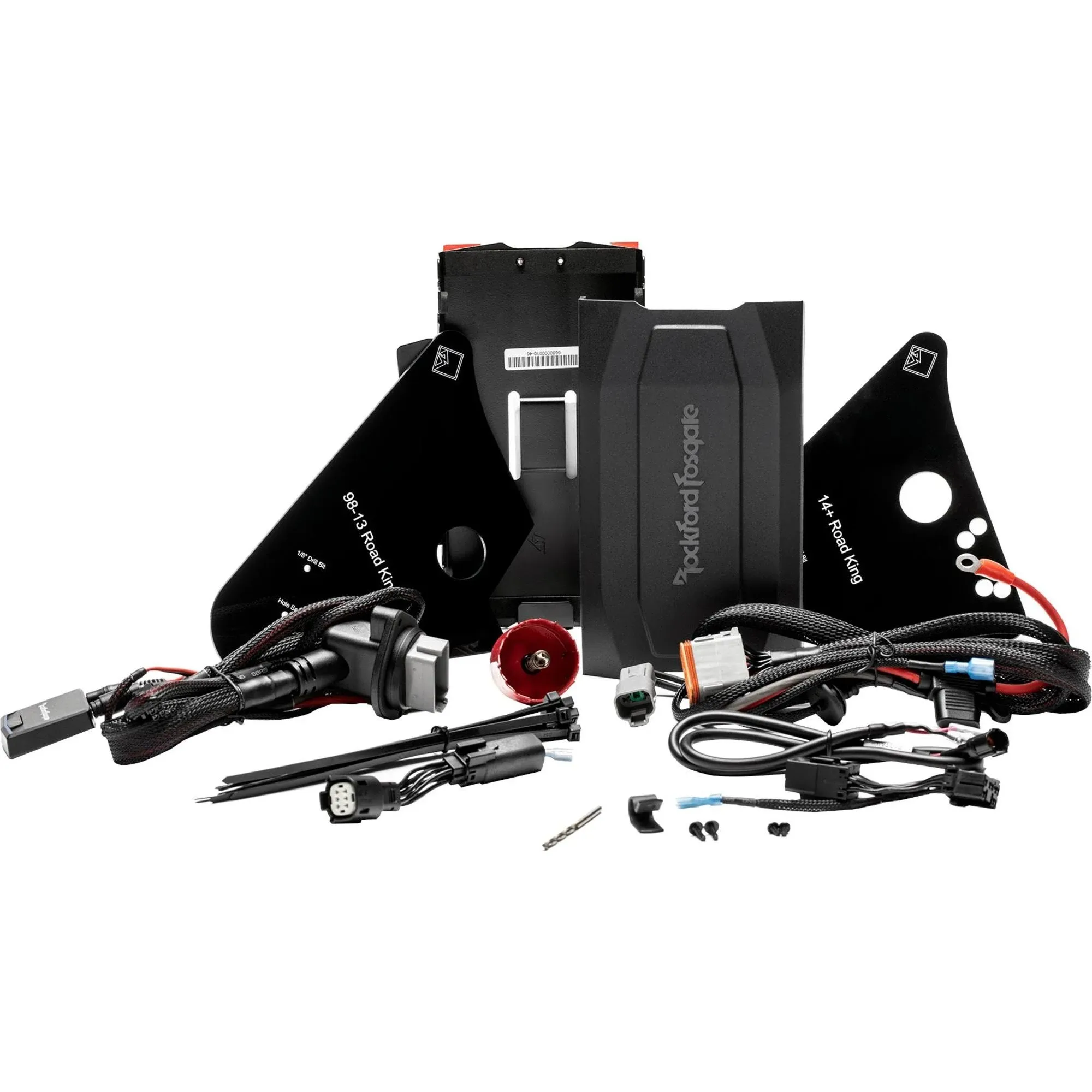 Rockford Fosgate RFK-HDRK Complete Amplifier Installation Kit for 1998+ Harley Davidson Road King Motorcycles