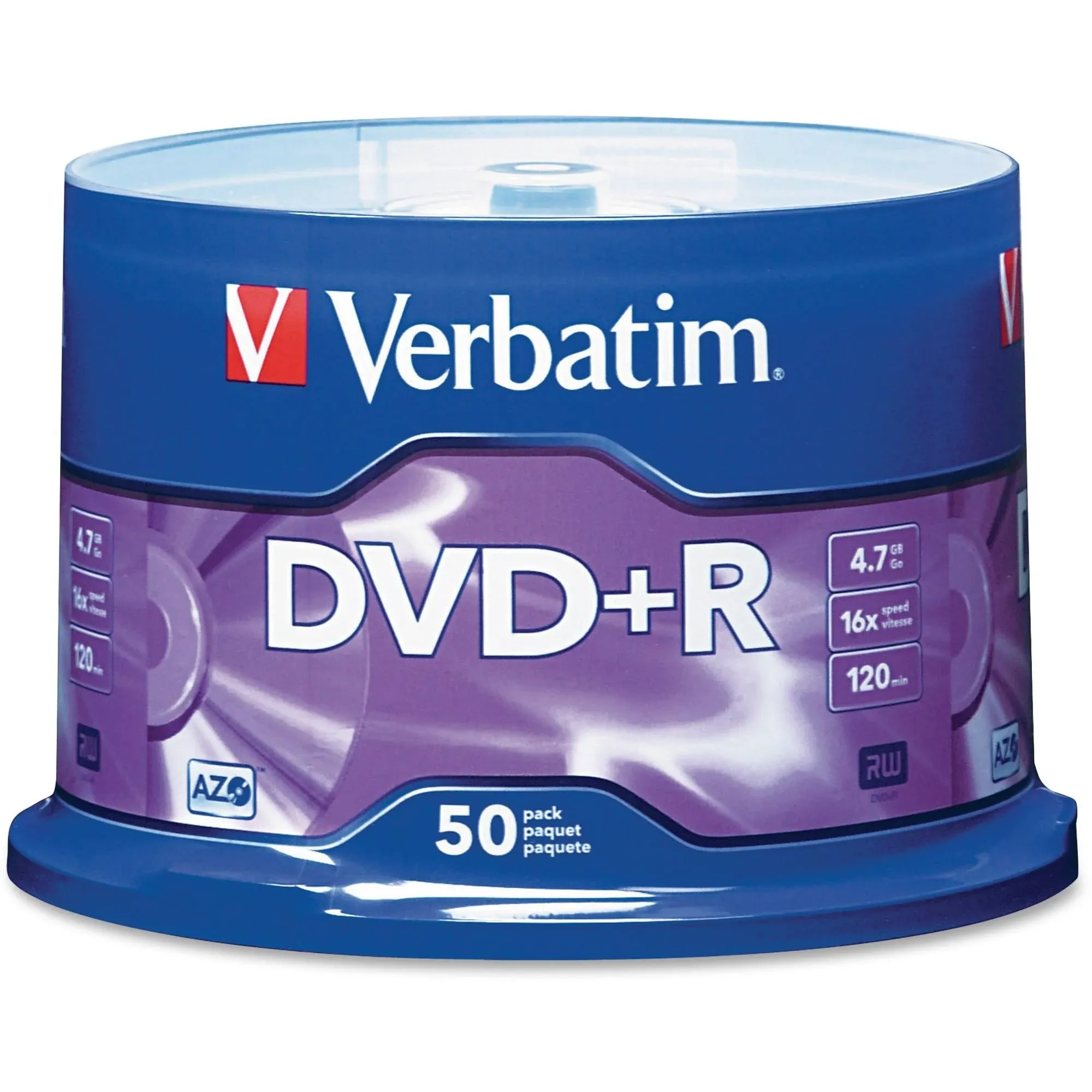 Verbatim - 50 x DVD+R - 4.7 GB 16x - Spindle