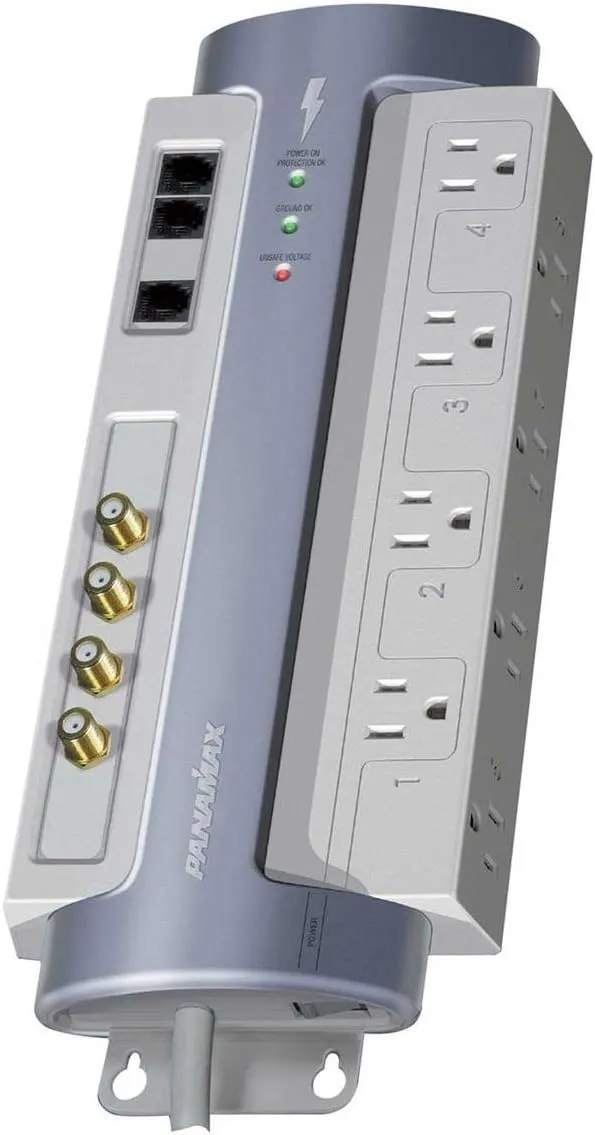 Panamax M8-AV 8-Outlet Power Conditioner (Grey)