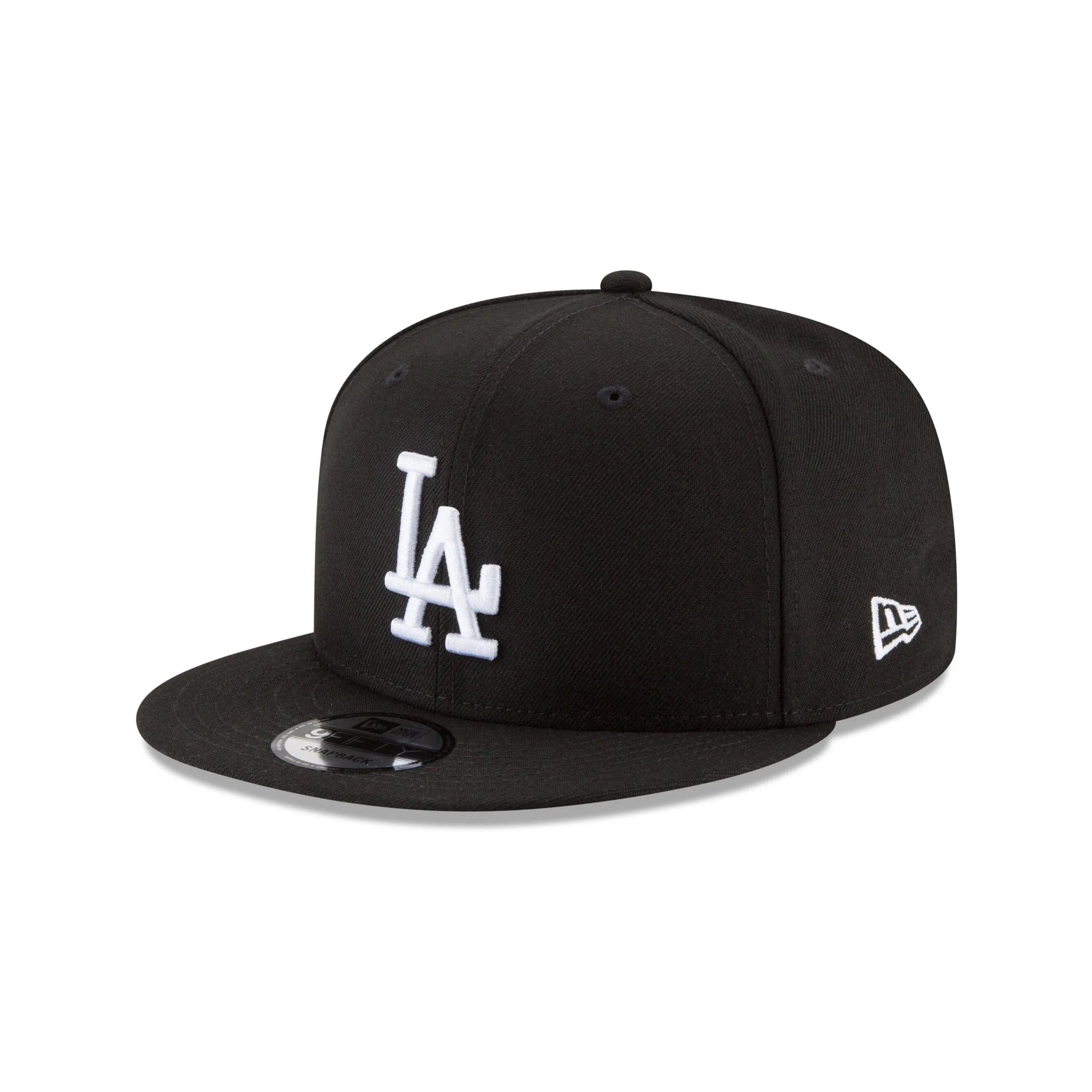 New Era Los Angeles Dodgers Black & White 9FIFTY Snapback Hat