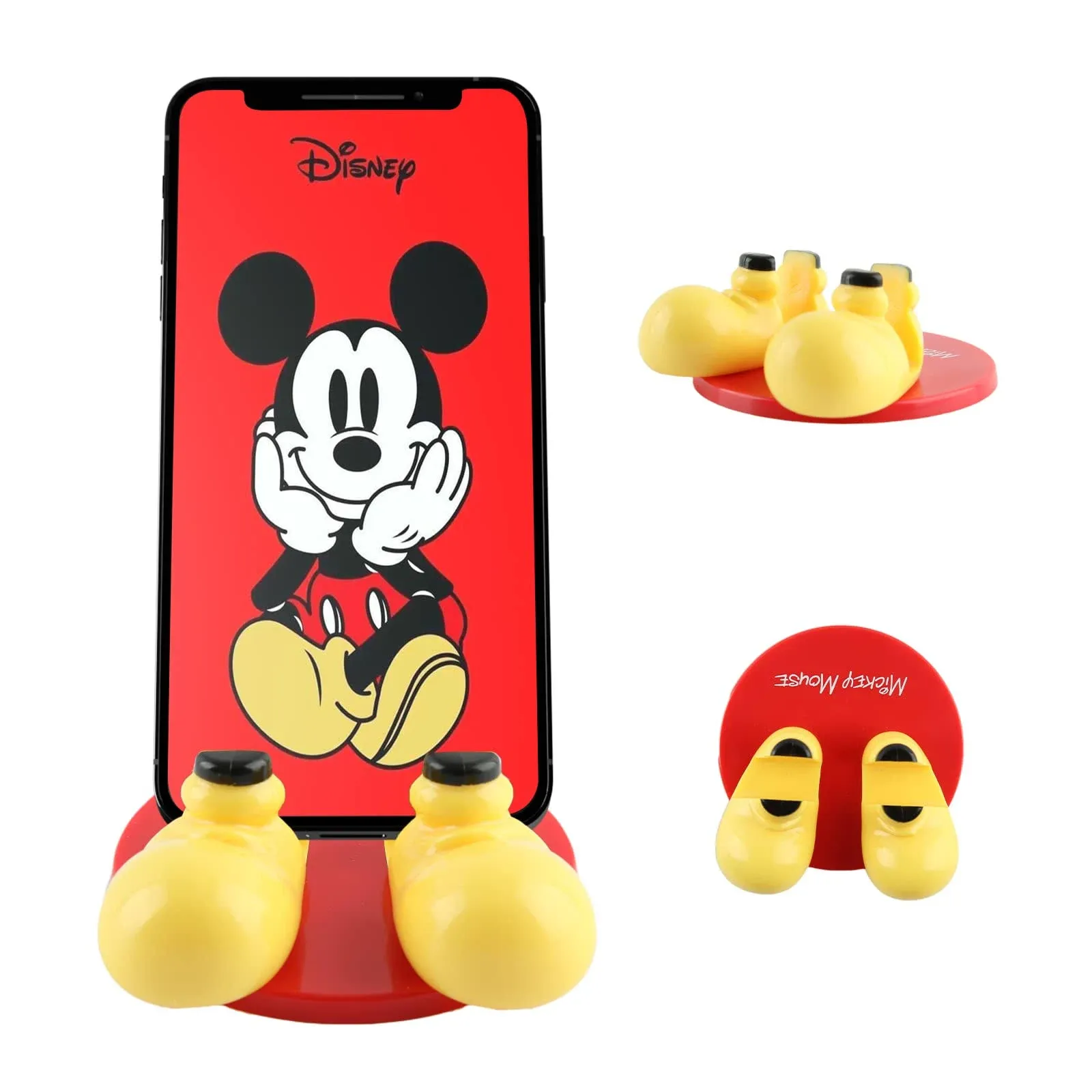 Disney Mickey Mouse Cell Phone Stand + Reusable Grip Decal Nordstrom NEW In Box