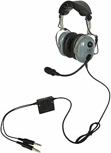 ANR aviation headset UFQ A28  gray color great noise reduction pilot headset