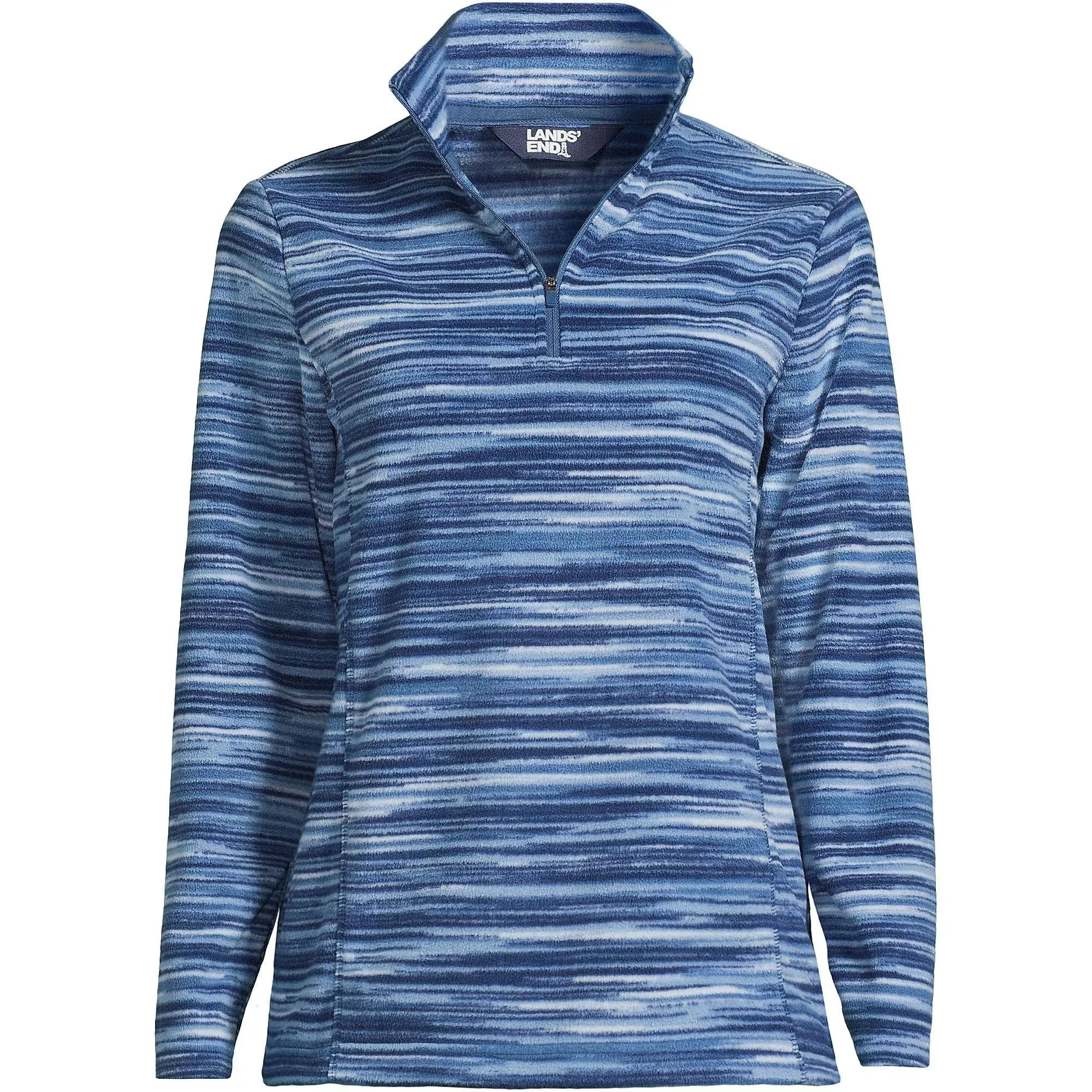 Lands' End Women's Fleece Quarter Zip Pullover