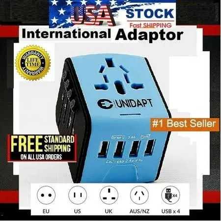 Unidapt Universal Travel Power Adapter