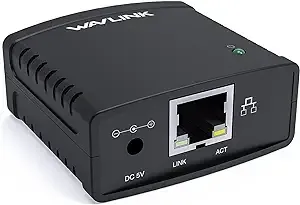 WAVLINK USB 2.0 Network Print Server