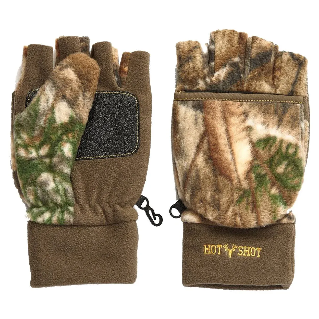 Hot Shot Men ' S Bulls - Eye Pop - Top Mitten - Realtree Edge