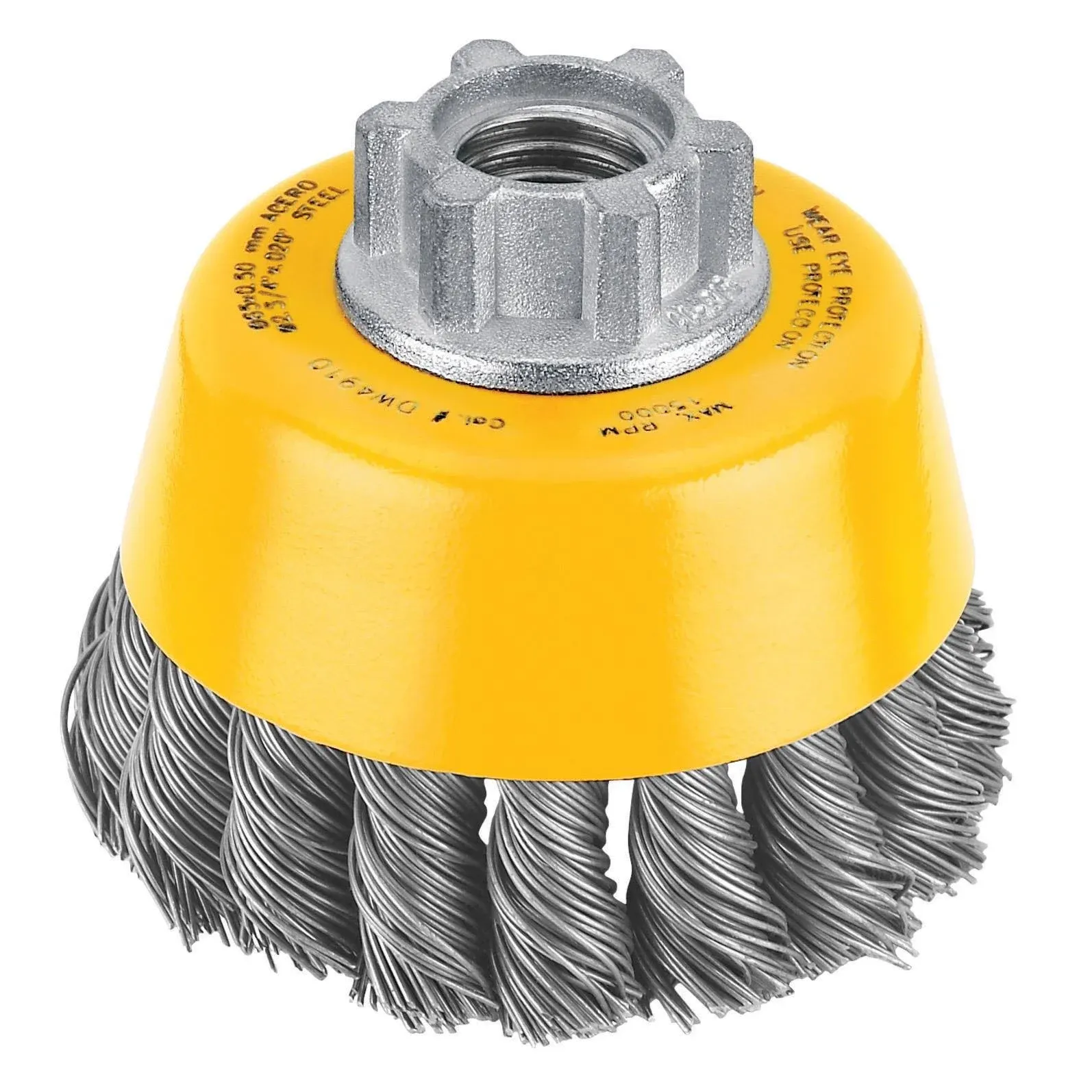 DeWalt DW4910 3" Knotted Wire Cup Brush