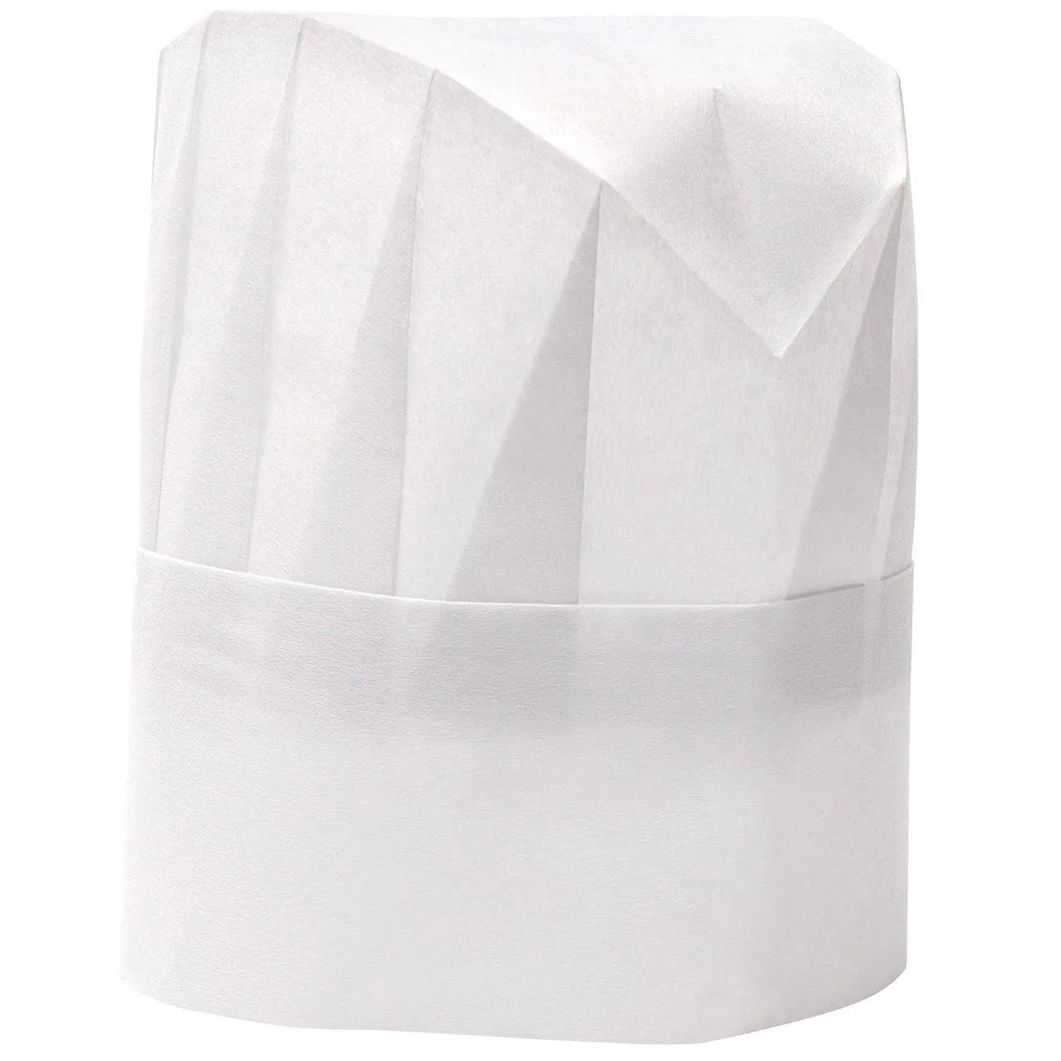 24-Pack Chef Hats Disposable White Paper Chef Toques Kitchen Caps Supplies