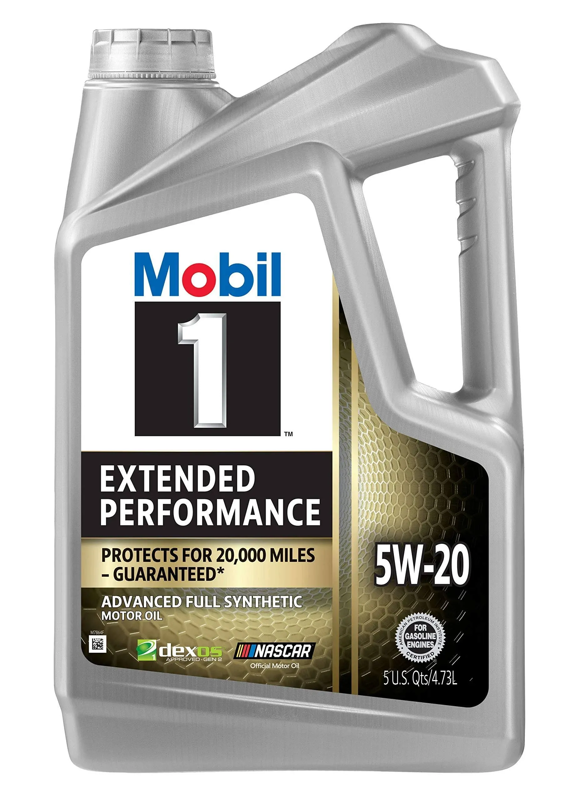 Mobil 1 Extended Performance Full Synthetic Motor Oil 5W-20, 5 qt