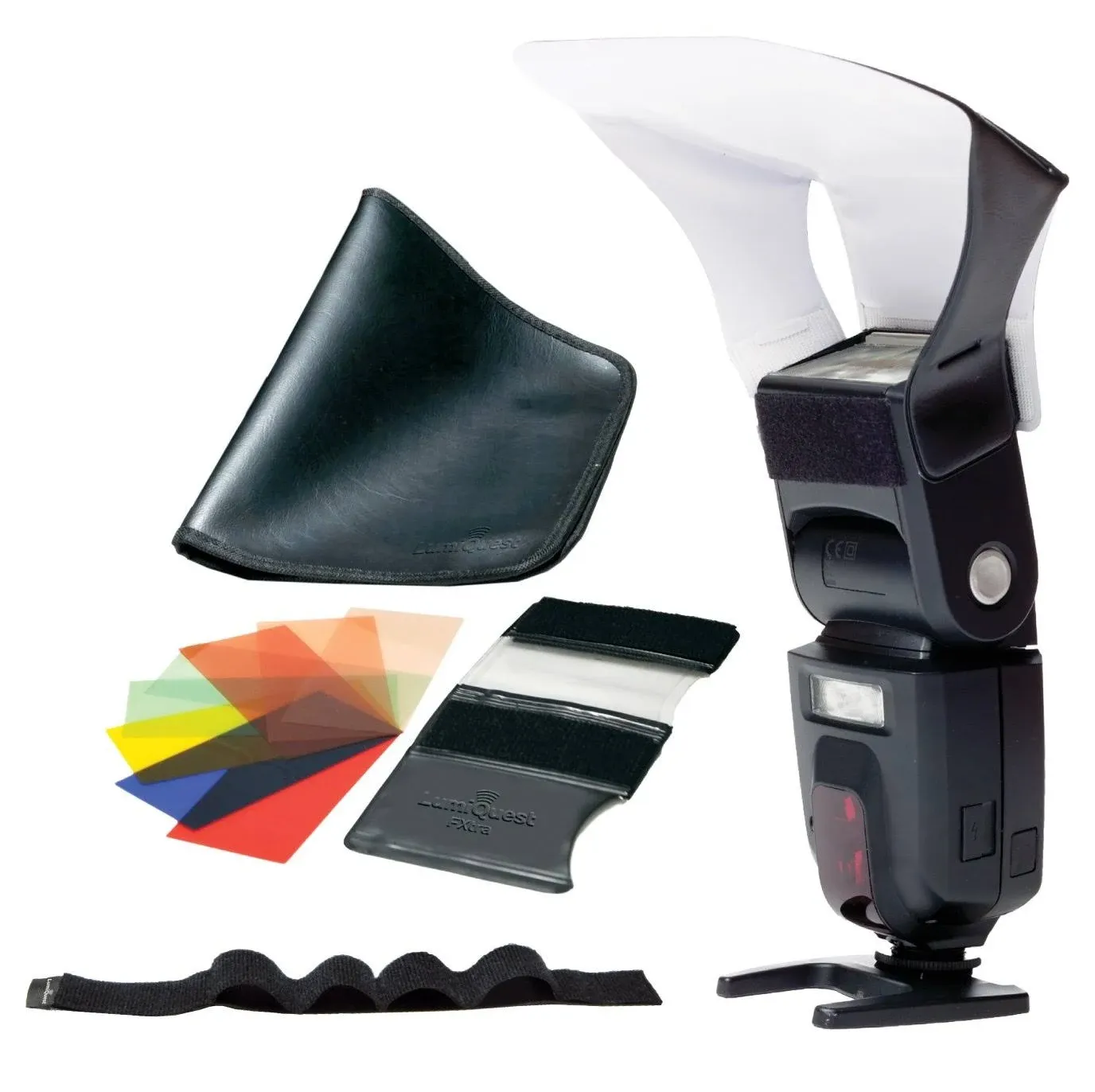 LumiQuest Photography Starter Kit, Pocket Bouncer Light Diffuser with UltraStrap & FXtra Colored Gel KitLumiQuest Photography Starter Kit, Pocket Bouncer Light Diffuser with UltraStrap & FXtra Colored Gel Kit