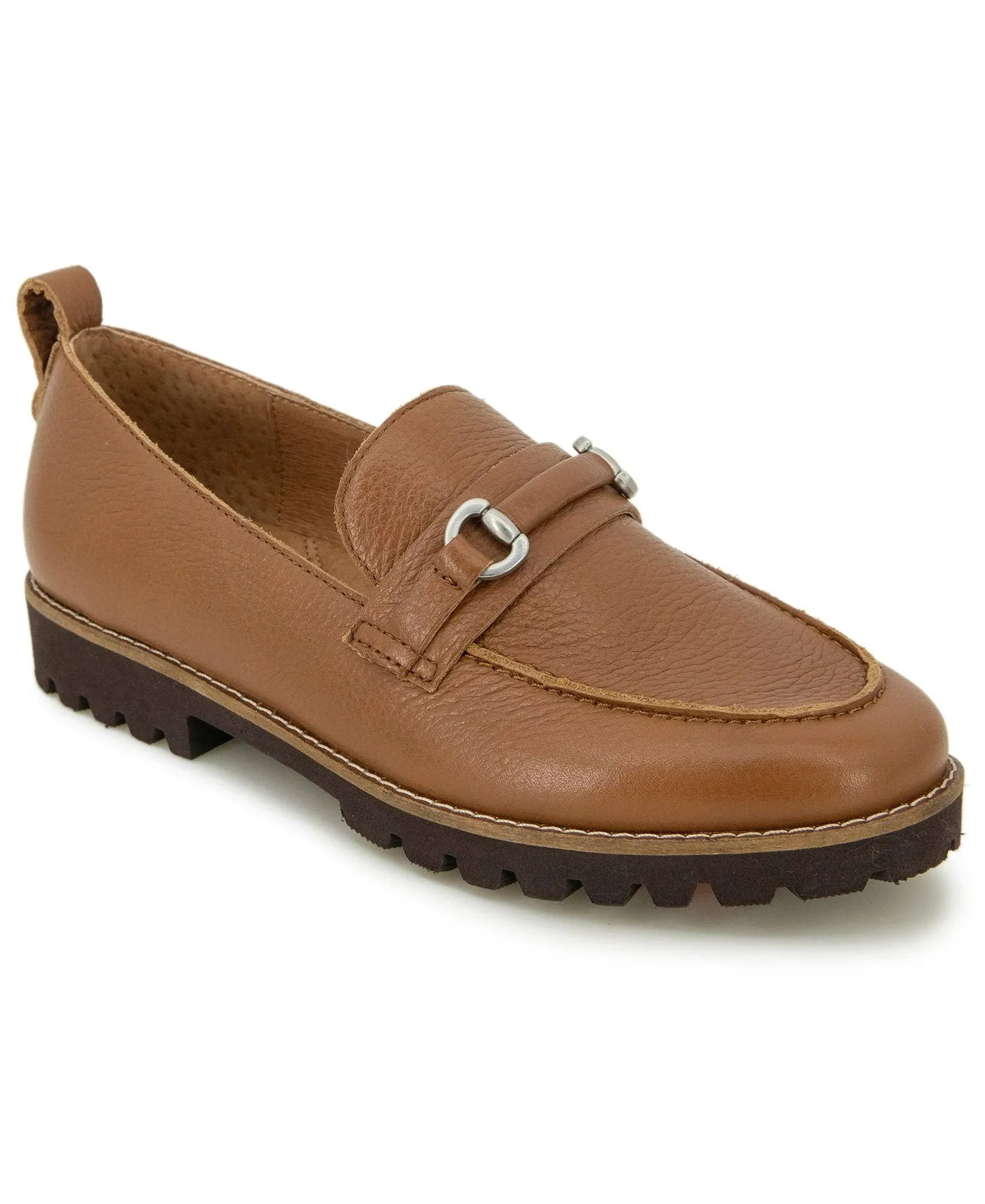 Women's Eugene Lug Bit Buckle Loafer Flats