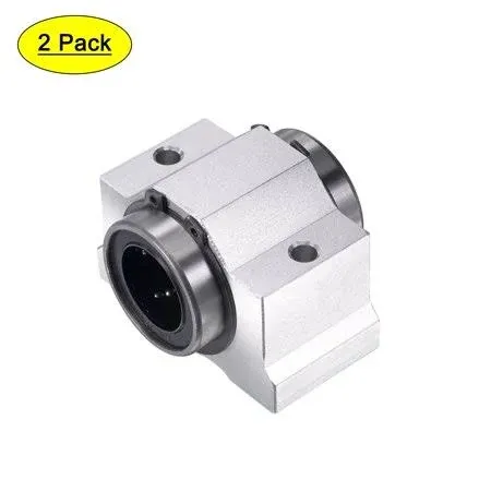 SCV25UU Linear Ball Bearing Slide Block Units, 25mm Bore Diameter 2pcs