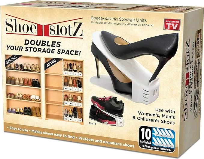 Clear Innovations Space-Saving Shoe Slotz