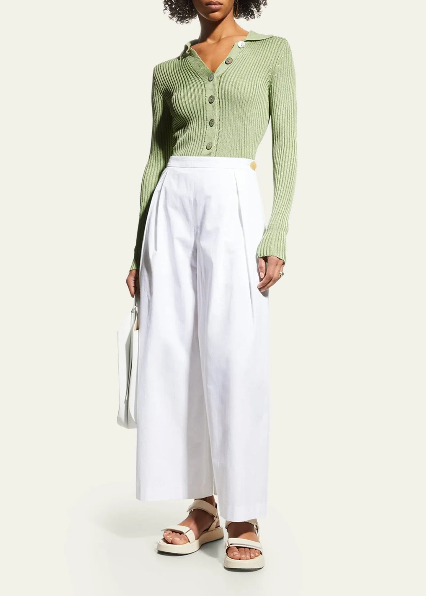 Vince Pleated Culotte Pants