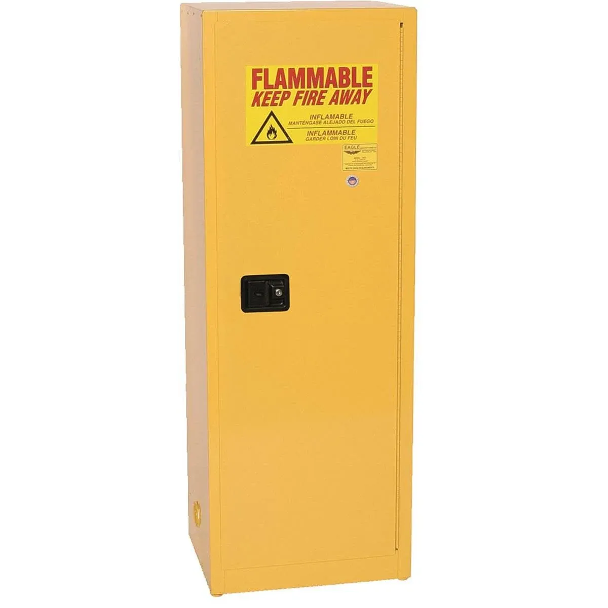 Eagle Mfg 1923X Flammable Liquid Safety Cabinet, Yellow