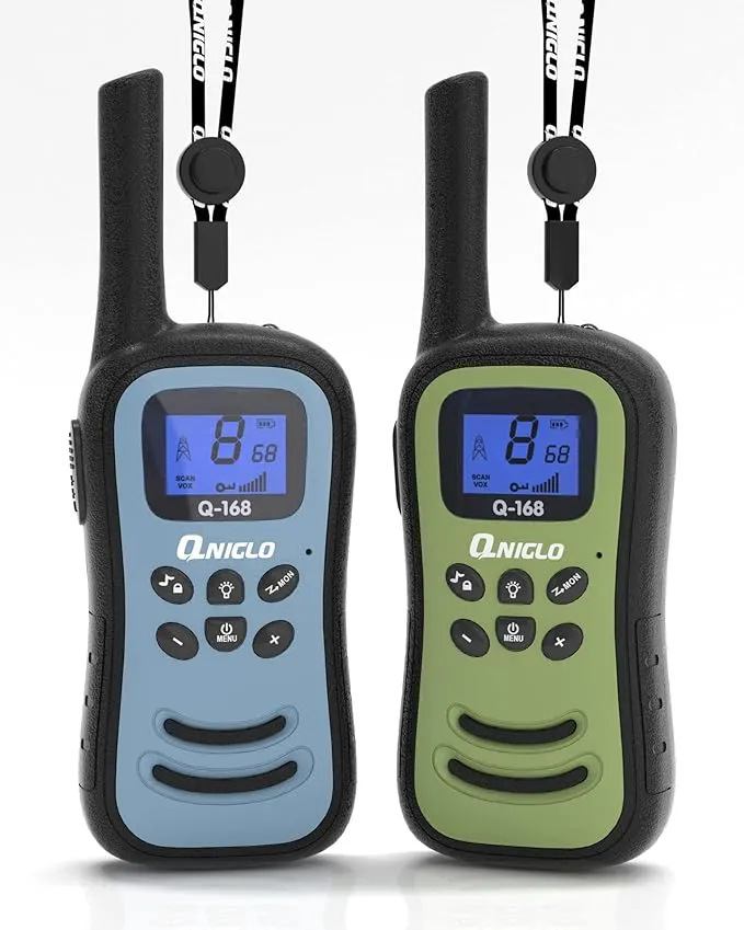 Qniglo Walkie Talkies for Adults Rechargeable Walkie Talkies Long Range with ...