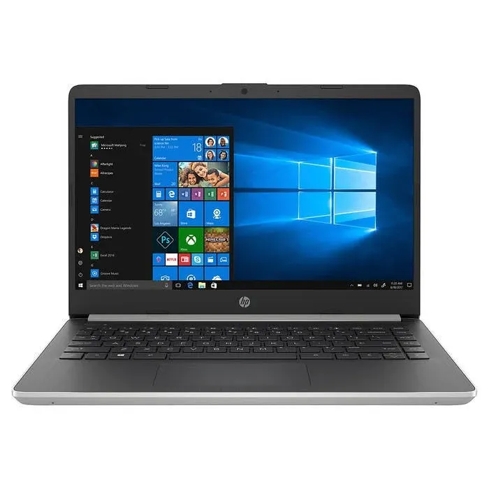 HP 2020 Pavilion 14" FHD Laptop Computer, Intel Pentium N5000 Processor, 4GB DDR4 RAM, 64GB eMMC SSD, HD Webcam, HD Audio, HDMI, Intel UHD Graphics, Windows 10 S, Silver