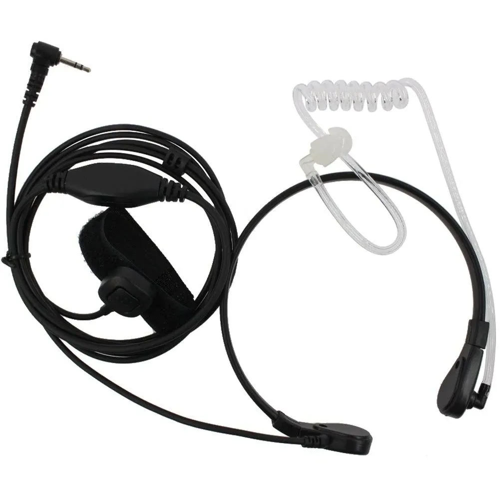 Acoustic Tube Throat Mic Earpiece for Motorola T6200 T5000 T9650 Walkie Talkie