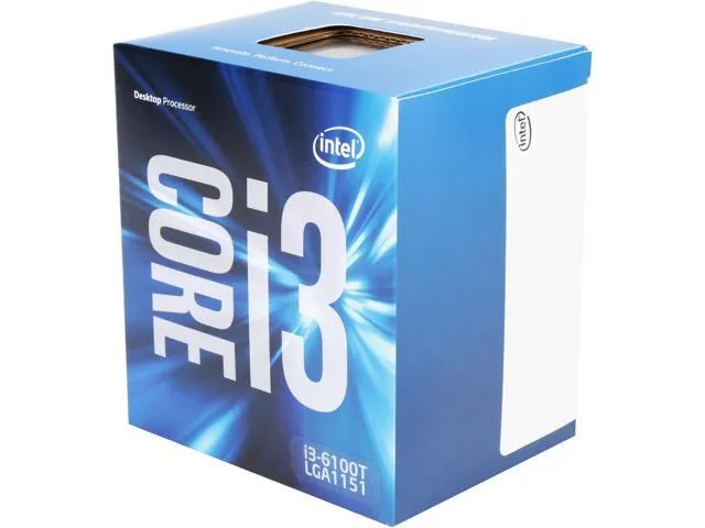 Intel Core i3-6100 SR2HG 3.20GHz, 3 MB Cache, 8 GT/s, CPU Processor