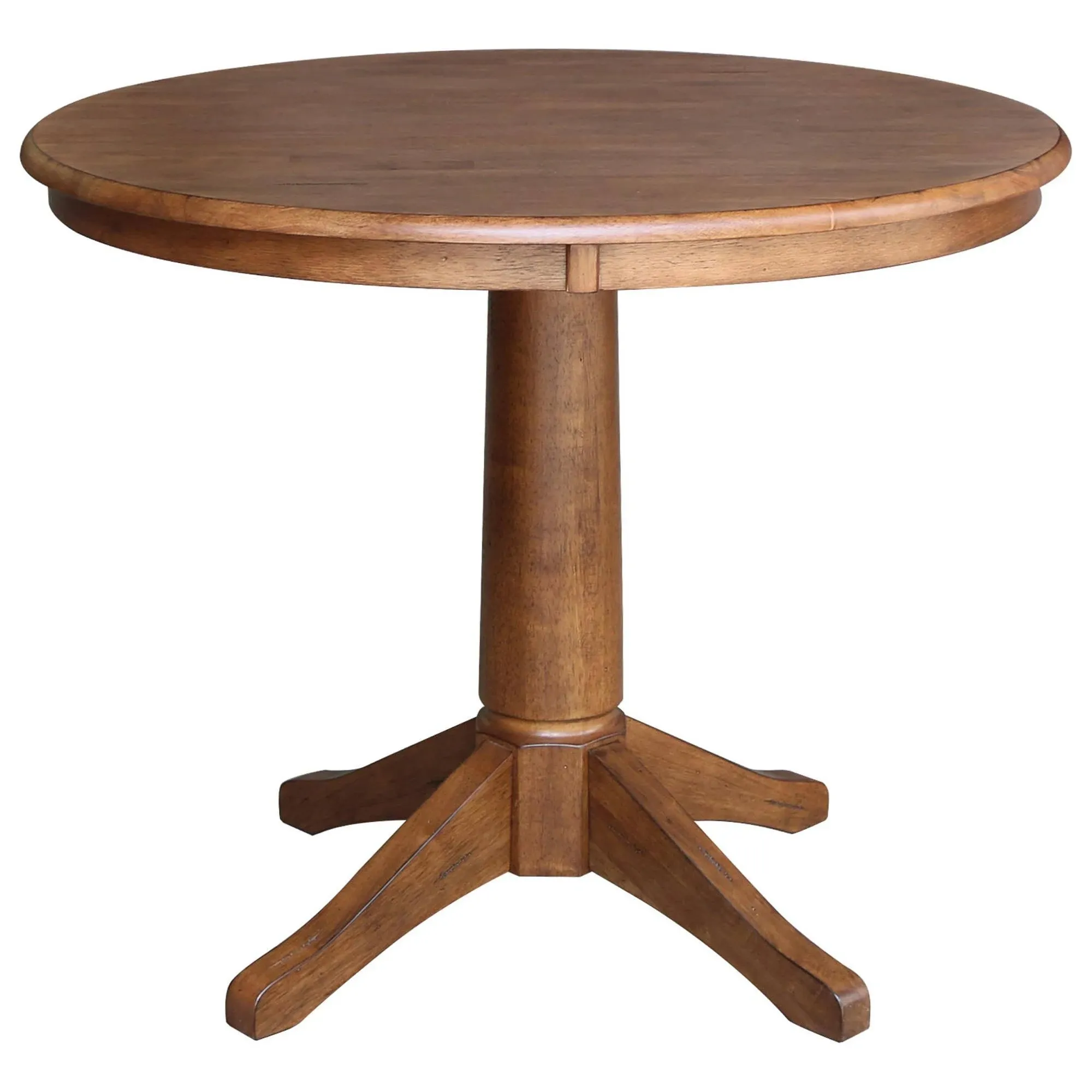 International Concepts Round Pedestal Dining Table