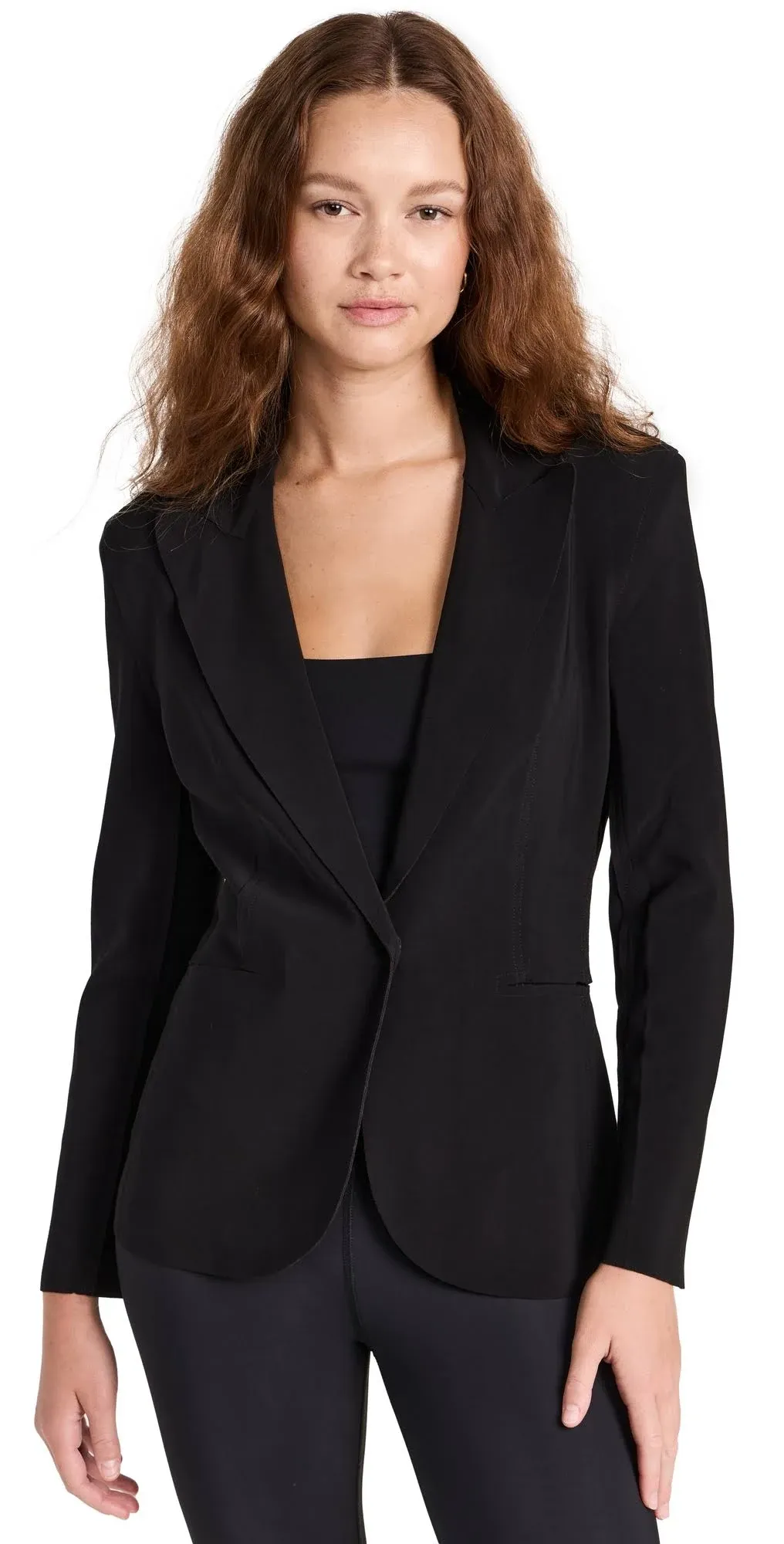 Norma Kamali Women's Classic Single Breasted Jacket