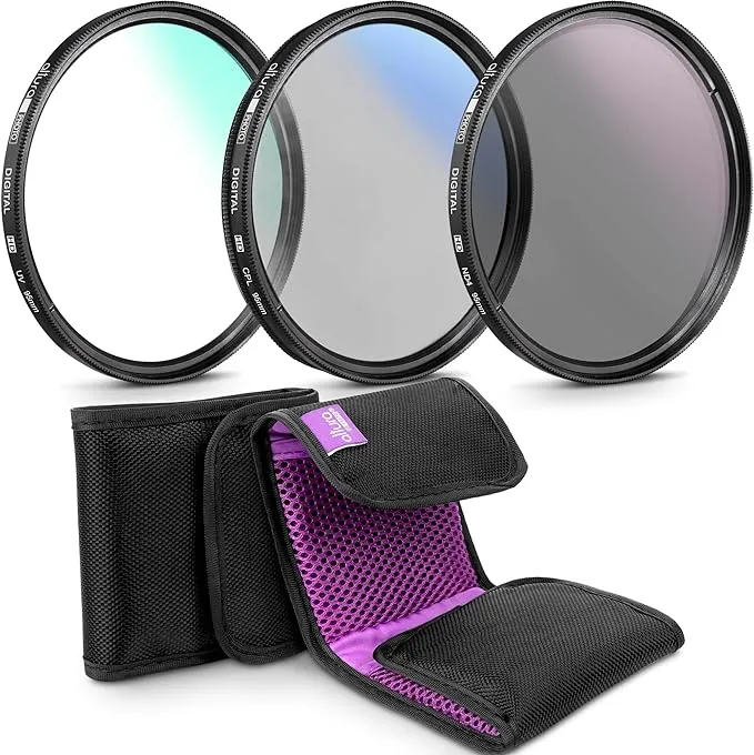 95MM Lens Filter Kit by Altura Photo, Includes 95MM ND Filter, 95MM CPL Filter, 95MM UV Filter, (UV, Polarizer Filter, Neutral Density ND4) for Camera Lens w 95MM Filter + Lens Filter Case