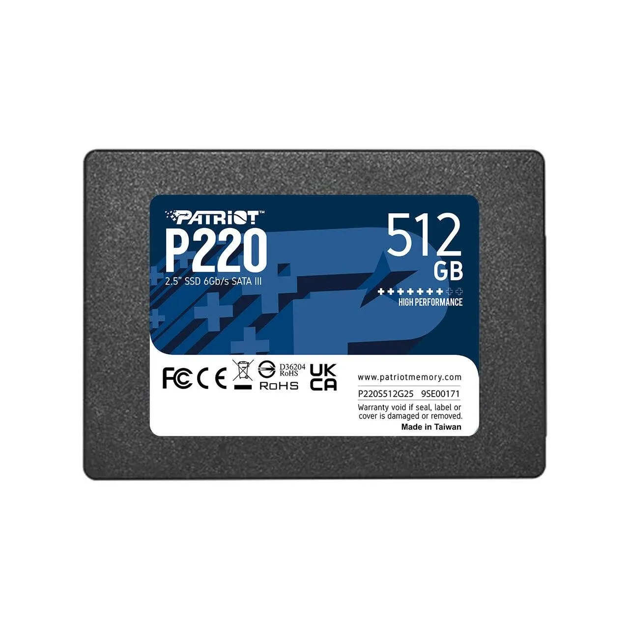 Patriot 512GB P220 Series SATA III 2.5" Internal SSD