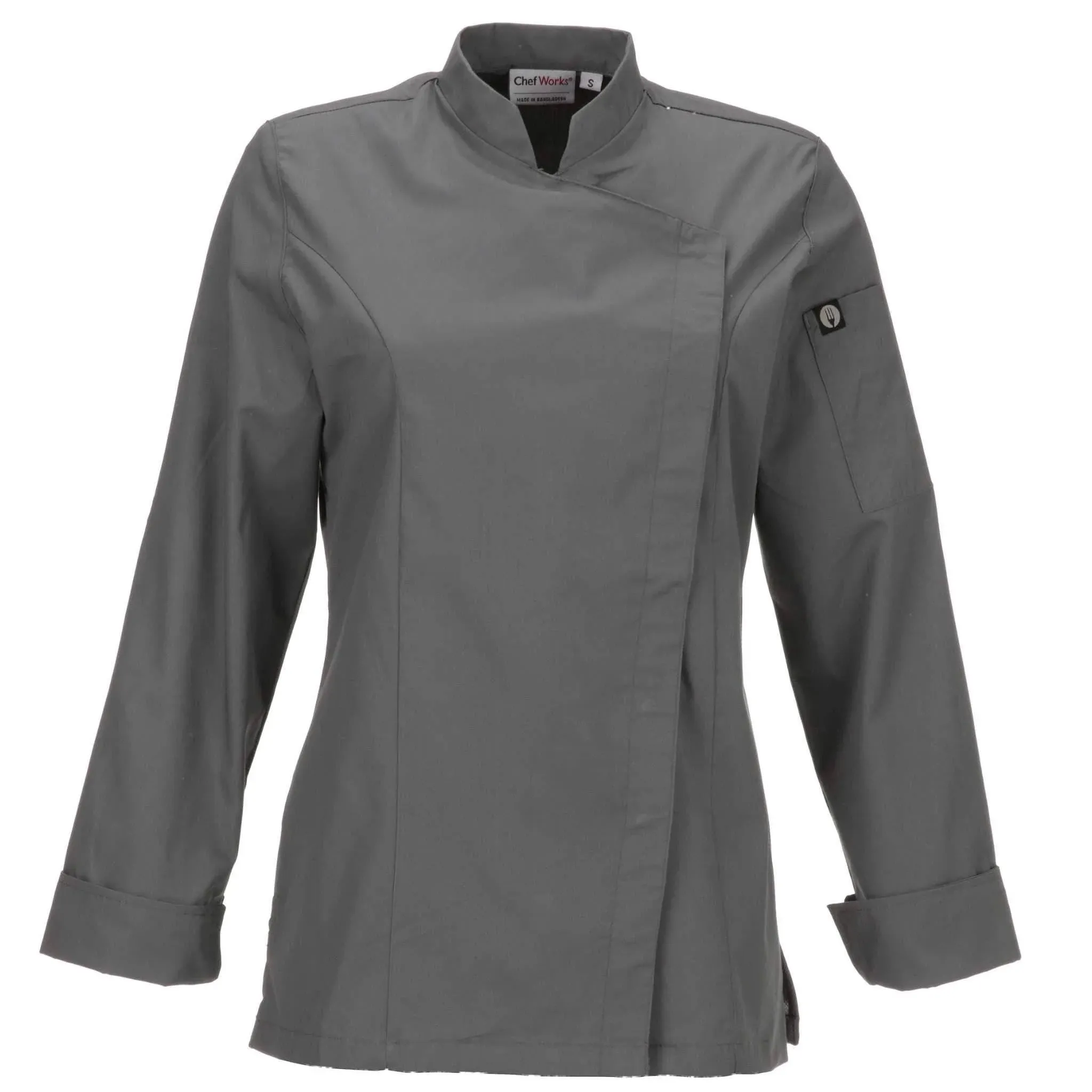 Chef Works Women's Lansing Chef Coat, White, Medium