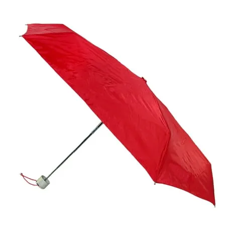 Isotoner totes Mini Manual Umbrella with NeverWet Red - 8702