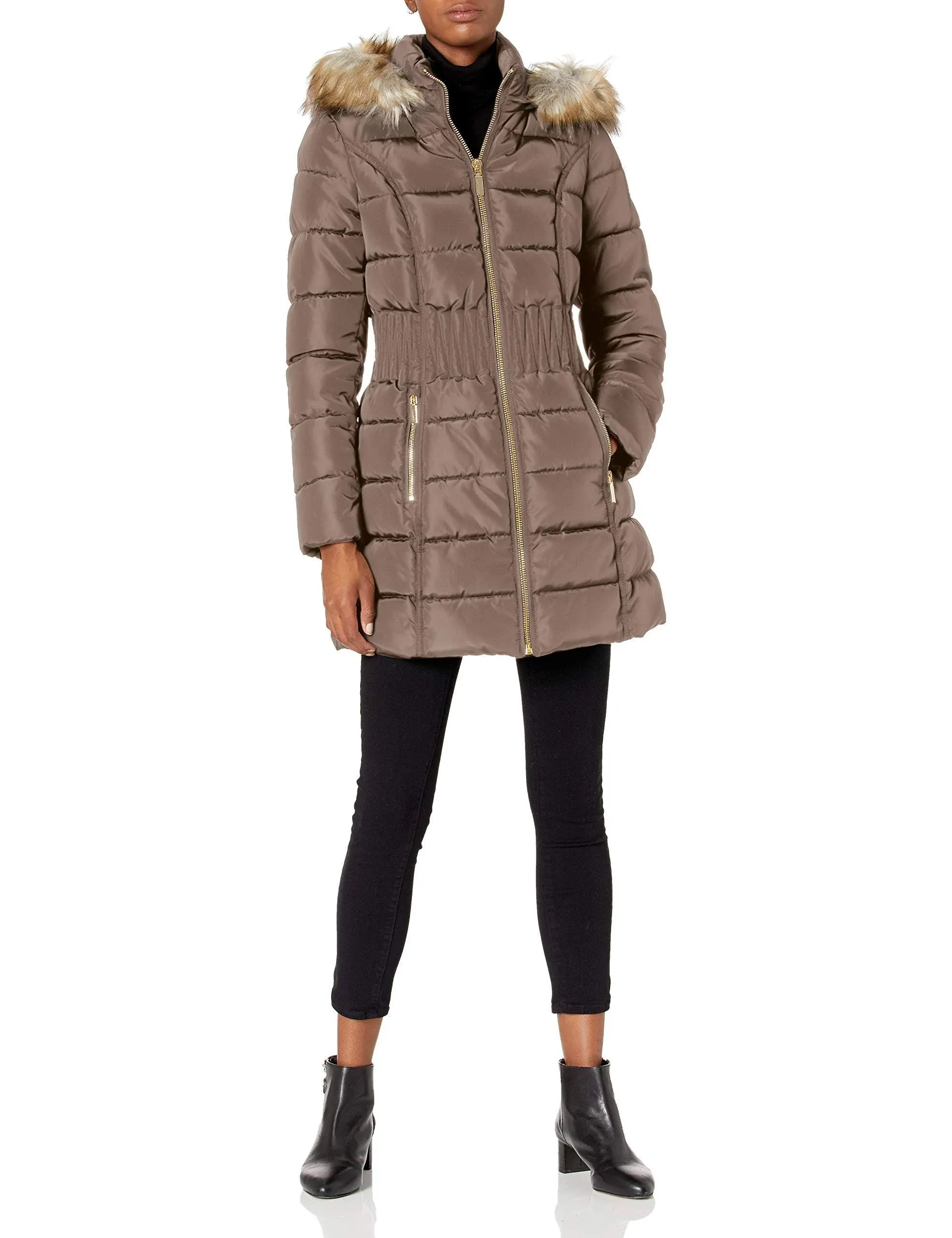 Laundry by Shelli Segal Windbreaker Puffer Jacket