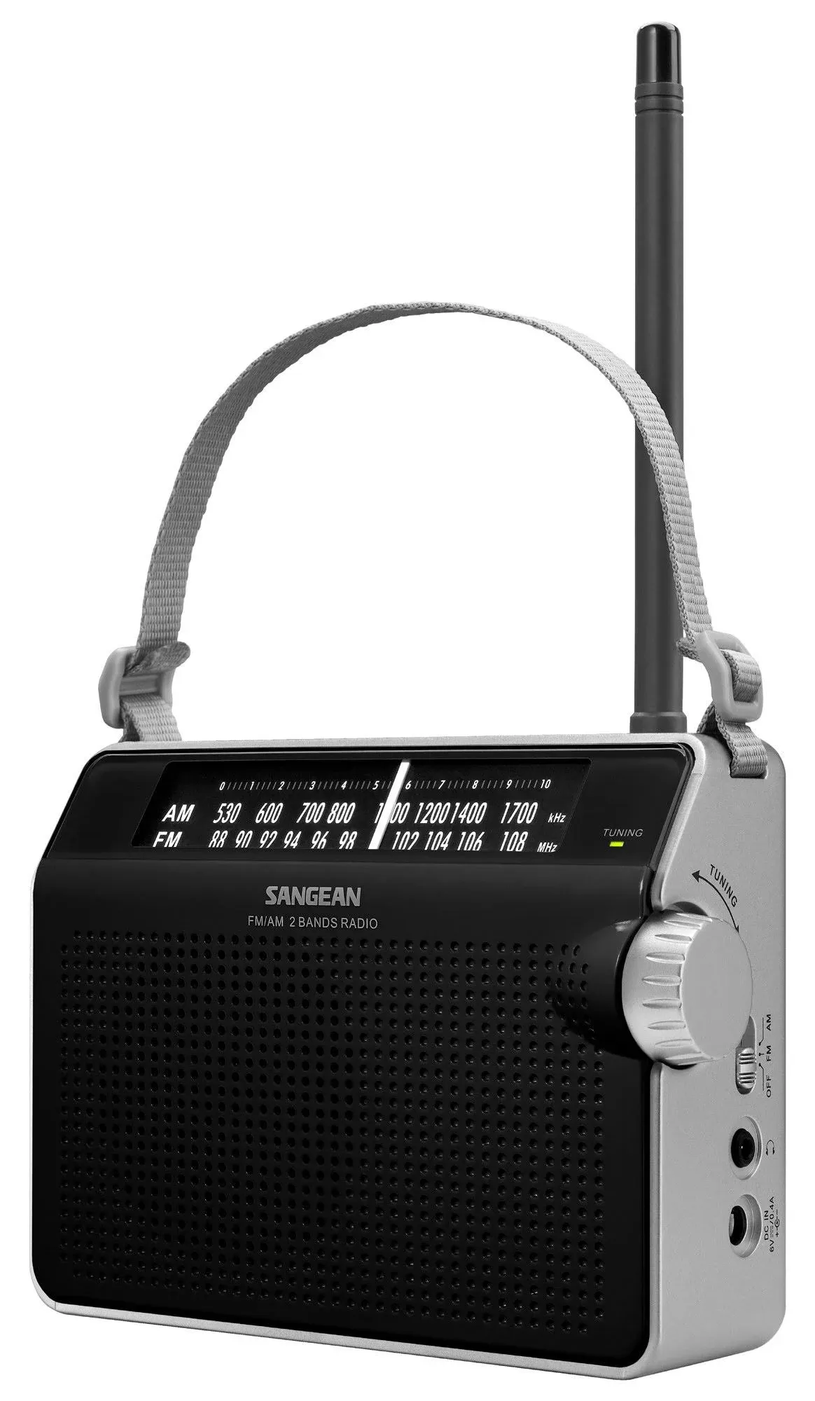 Sangean AM/FM Compact Analog Portable Radio