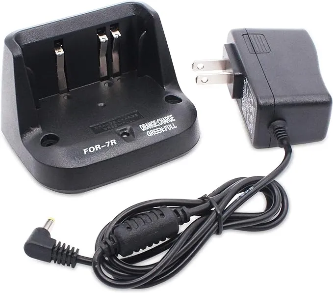 CD-15A Charger for Yaesu Vertex VX-5R VX-5RS VX-6 VX-6R/E VX-7R VX-7RB HX460S 