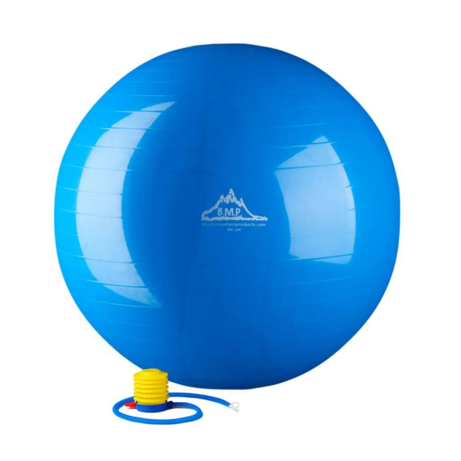 Black Mountain Products 2000 lb Static Strength Stability Ball With Pump, Blue, 75 cm