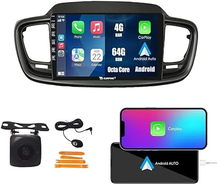 Headunit Android Bluetooth Car Stereo Radio for KIA Sorento 2014-17 GPS Carplay