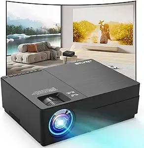 Upgraded Hd Projector With 300"Display Support Av,Vga,Usb,Hdmi, Compatible With